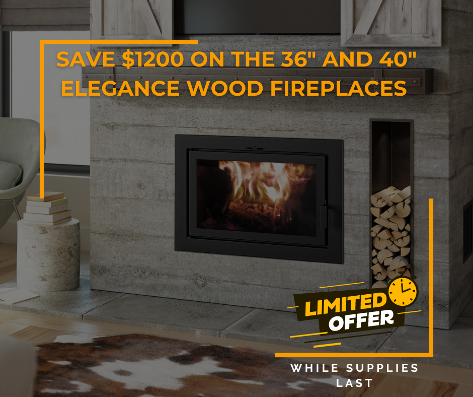 Sale on Elegance wood fireplaces